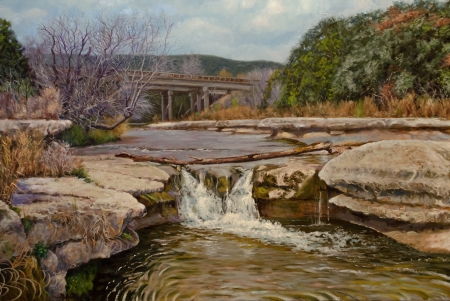 Bridges over Bull Creek by artist Jose Blanco